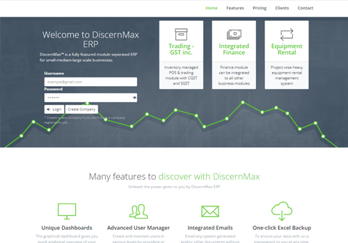 DiscernMax ERP interface